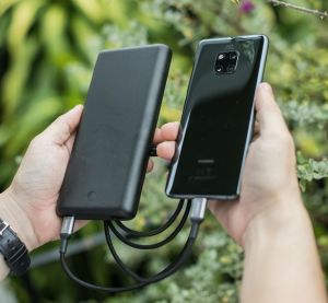 A portable power bank charger